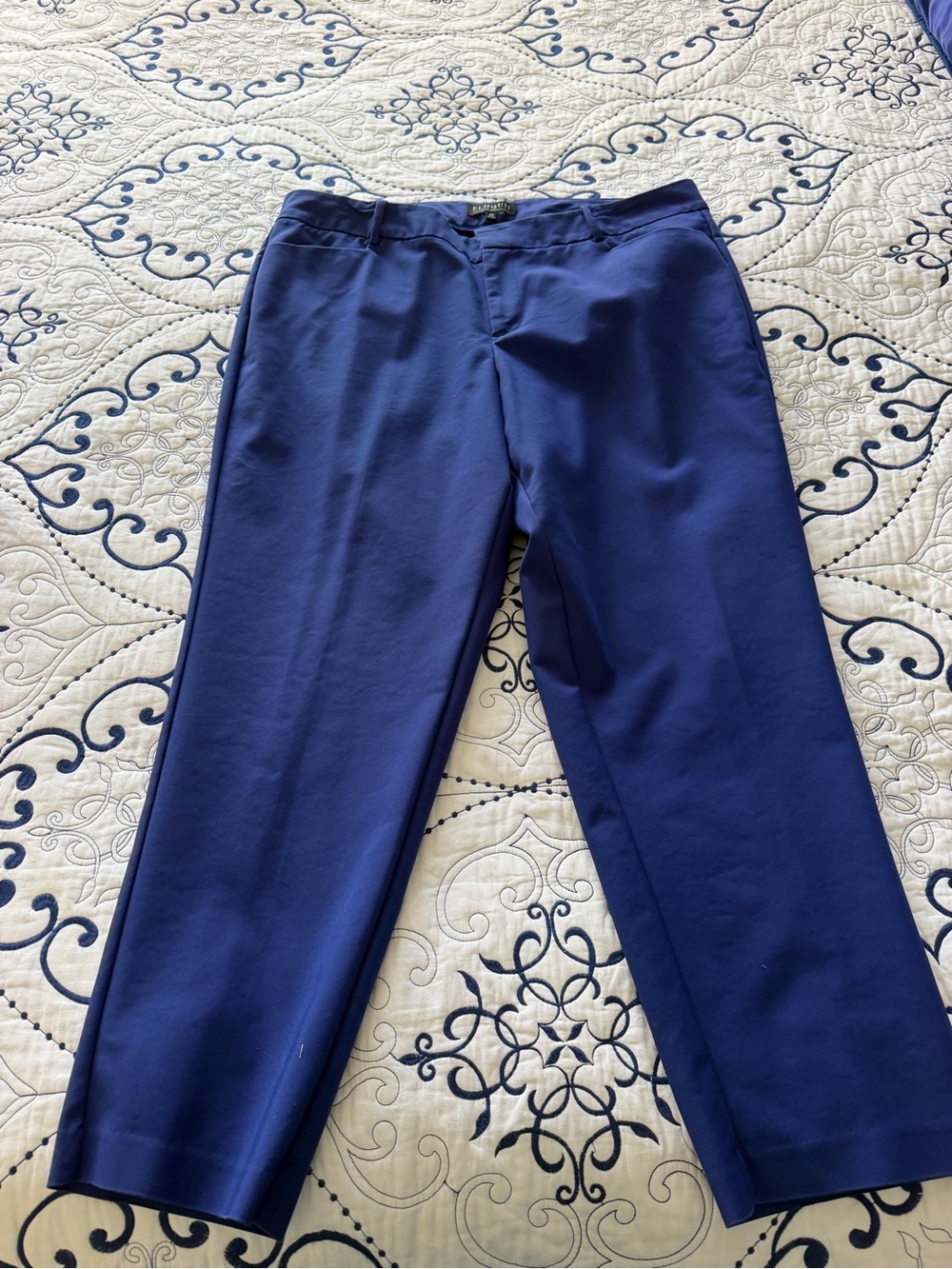 Women's Royal  Blue Ankle Pants